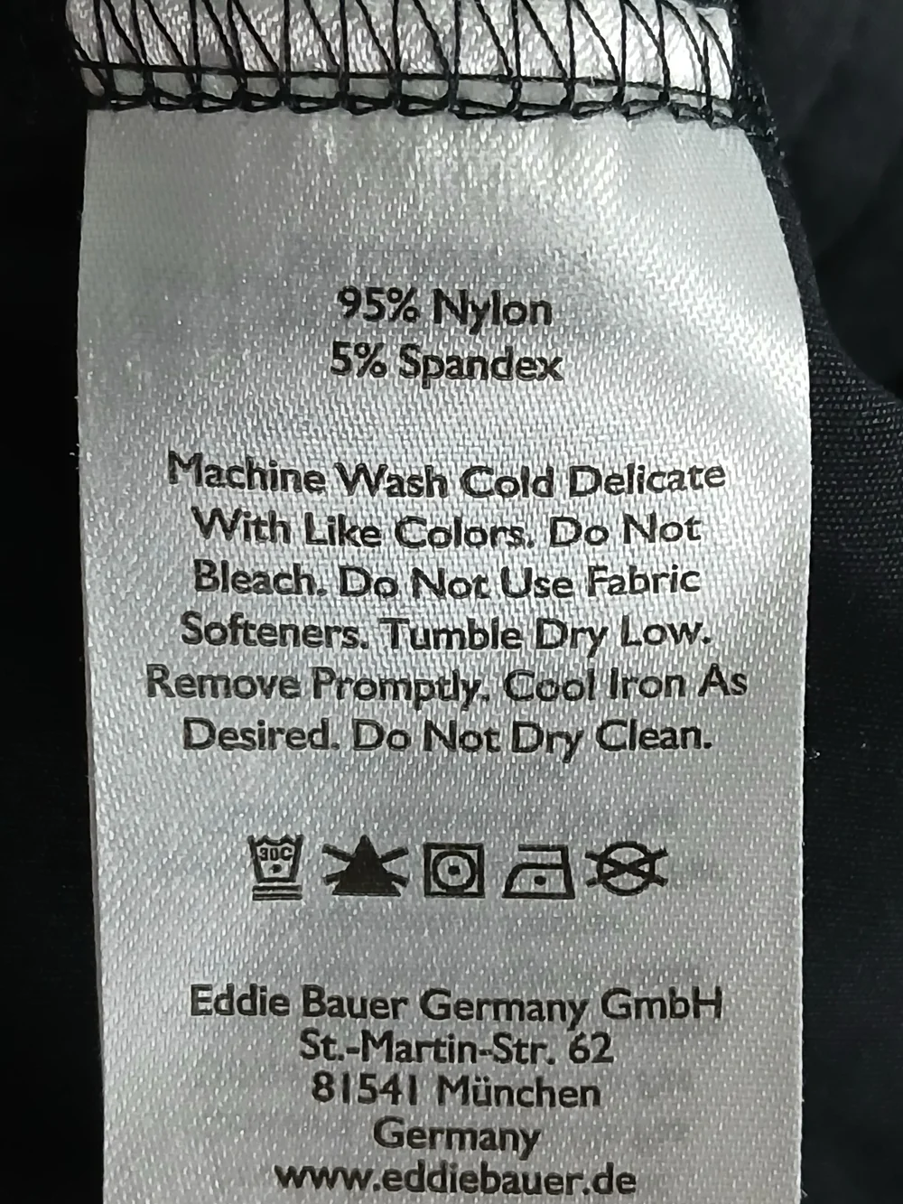 Eddie Bauer Performance Hiking Cargo Pants 36x32 Men's Black